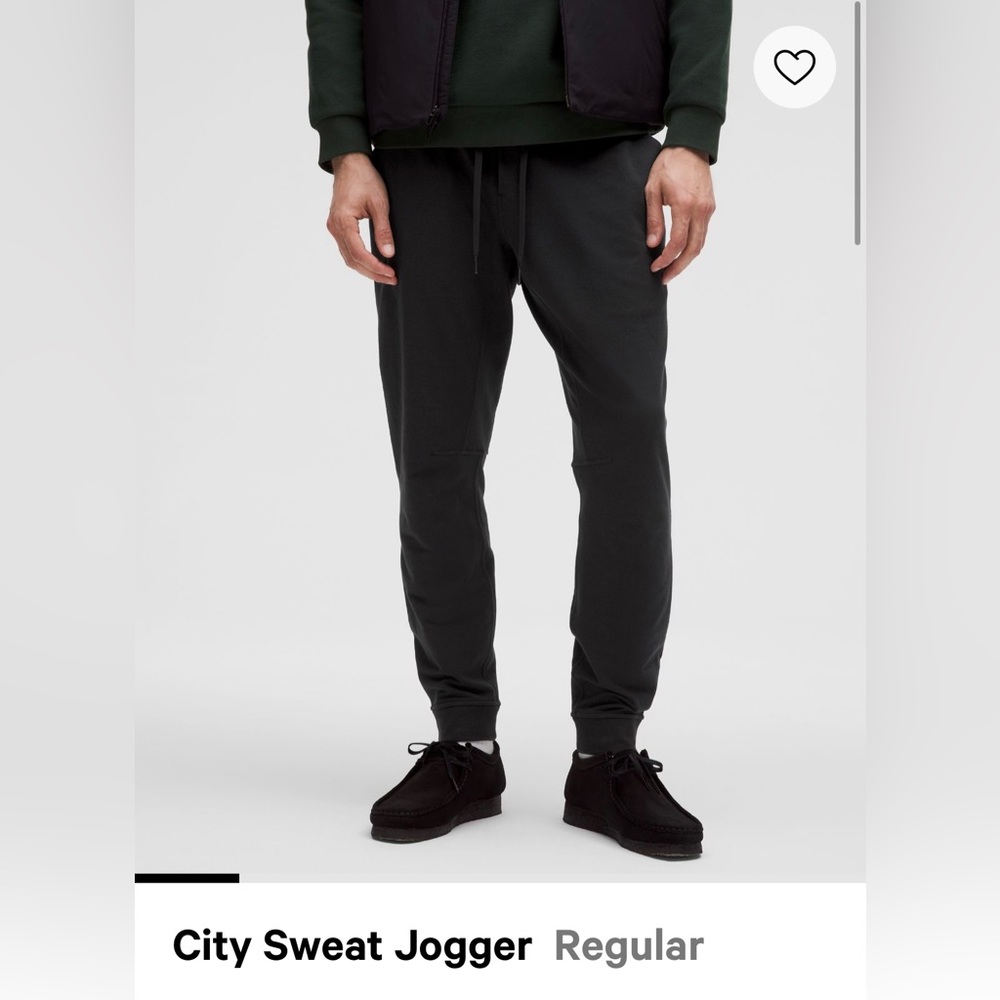 Lululemon City Sweat Jogger Regular Black Size Small